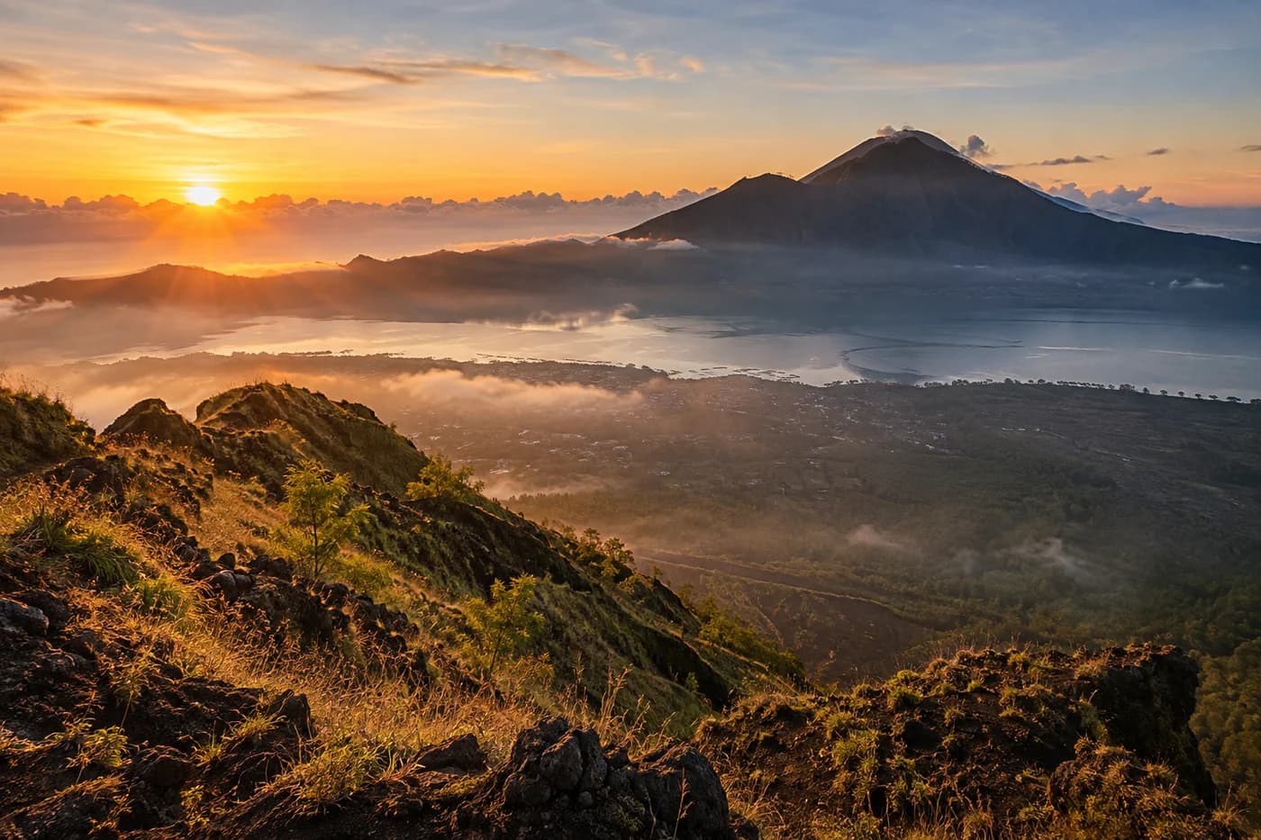 Mount Batur Sunrise Trek & Kintamani Lake Views